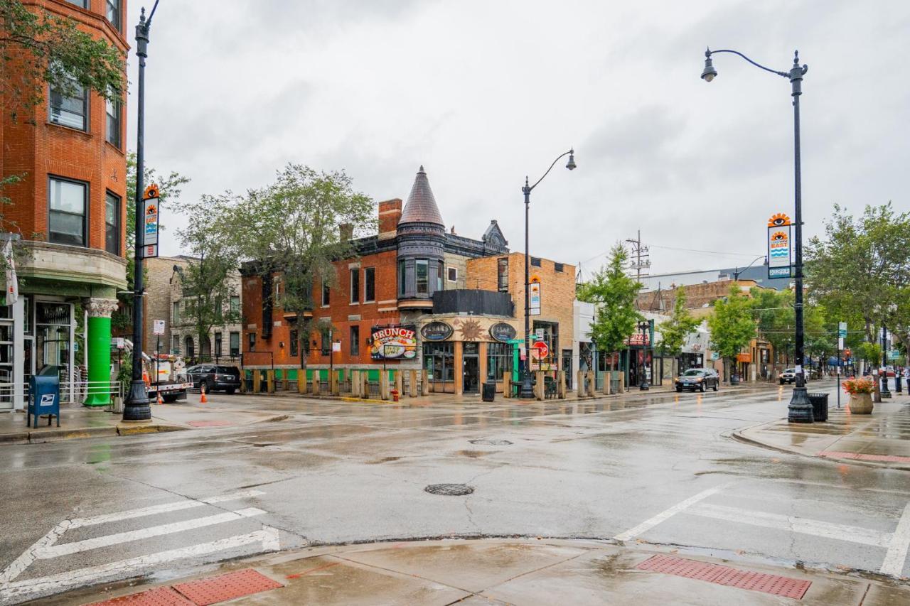 Ferienwohnung Modern Style Studio Full Kitchen Boystown Chicago Exterior foto